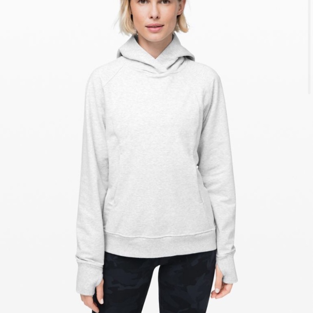 Grey Lululemon Scuba hoodie